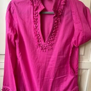 Tory Burch COTTON TUNIC Shirt SZ 6